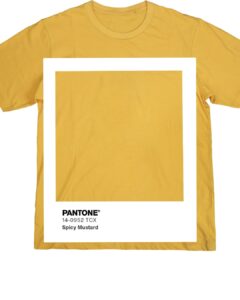 Camiseta confeccionada con tejido Spicy Mustard, ideal para moda sostenible
